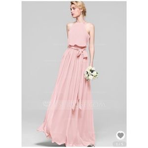 NWT JJs House Bridesmaid gown in pearl pink 🌸